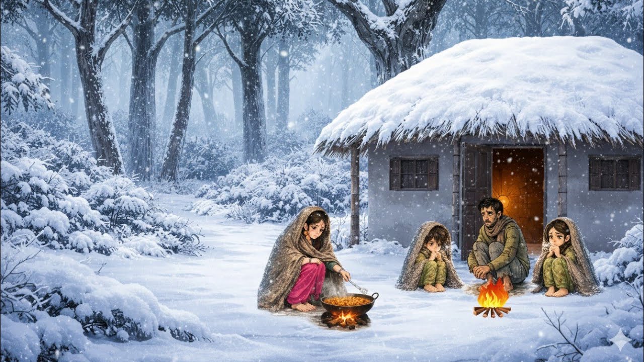बर्फीली ठंड का कहर || Barfili Chadar Wali Thand || Moral Story | Cartoon Story | Thandi Story 