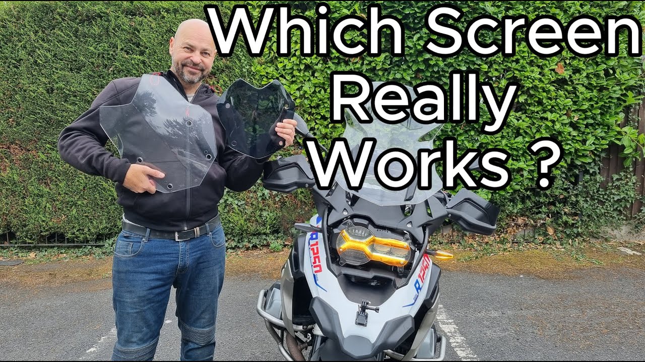 BMW GS SCREENS & PUIG Extender - Which one Works ?
