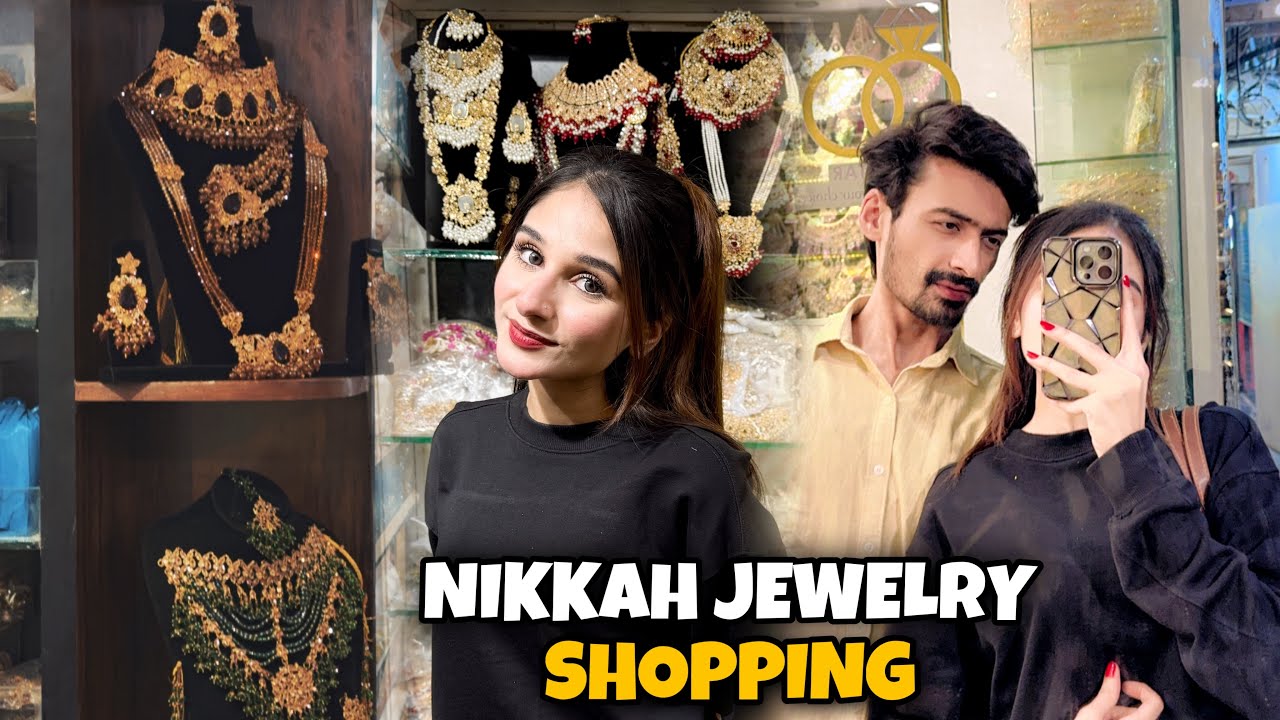 Jewelry shopping for nikkah 🤍