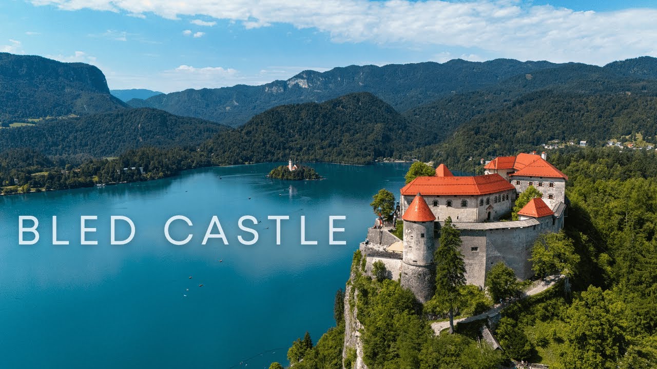 Bled Castle The Oldest Castle In Slovenia 4K Video | DJI Mini 4 Pro