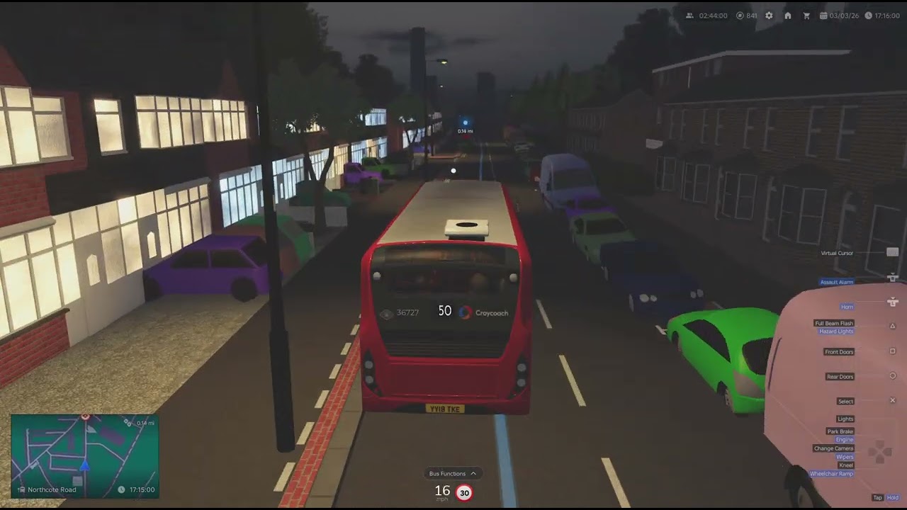 Playing croydon:london bus driver, for the first time.