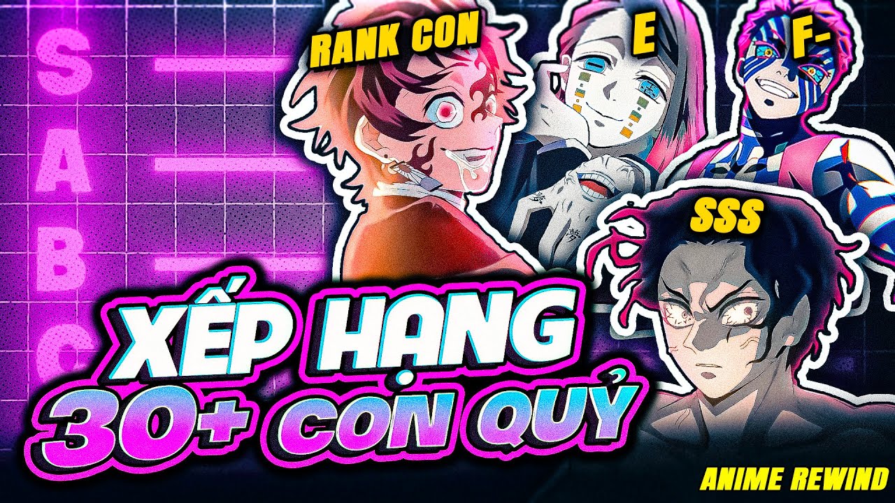 KIMETSU NO YAIBA | TÔI XẾP HẠNG TẤT TẦN TẬT CÁC CON QUỶ!