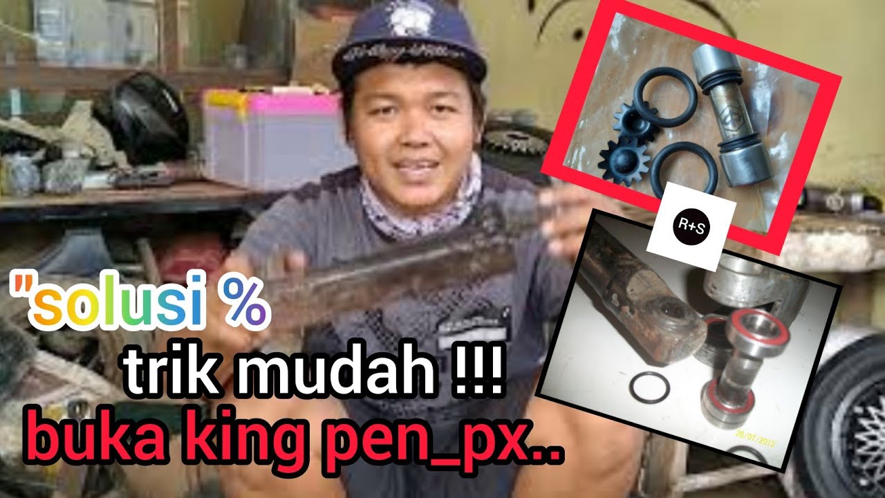 cara memasang king pen vespa px