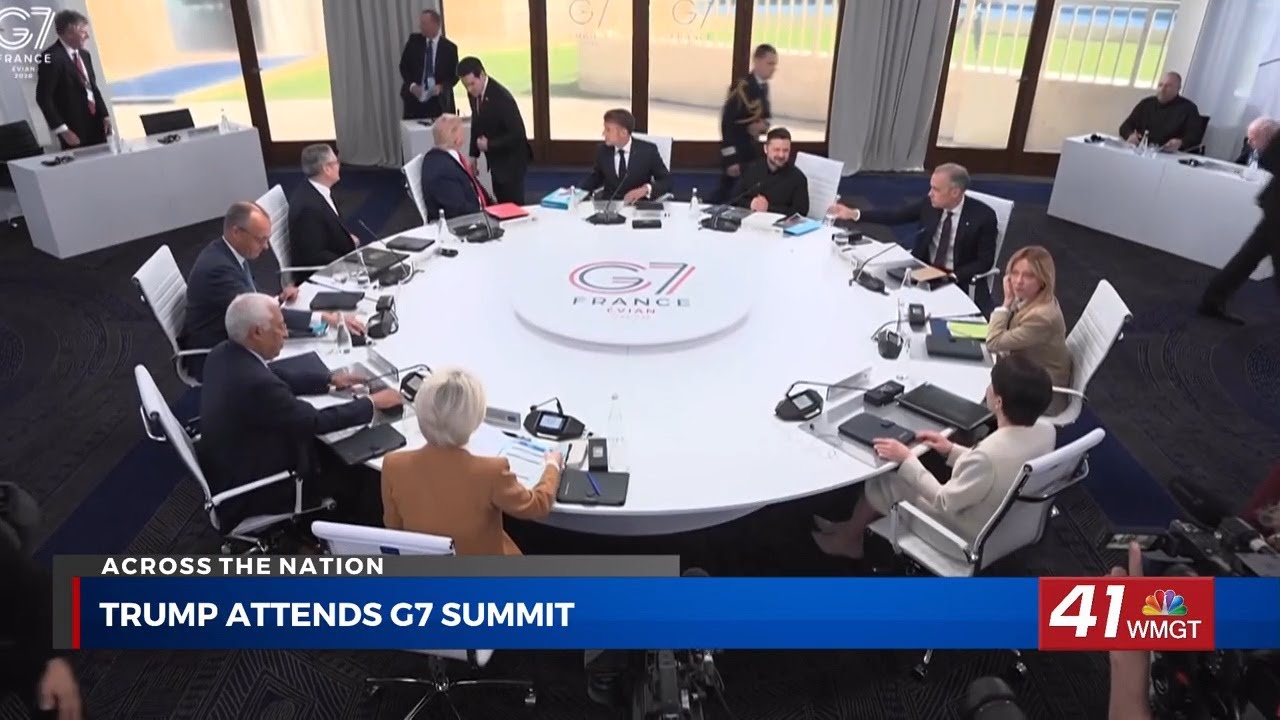 Трамп продвигает рамочное соглашение по ядерной программе Ирана на саммите G7 на фоне переговоров...