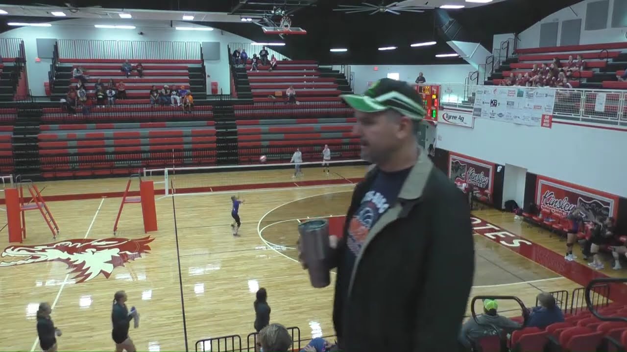 Oct 13 - Otis-Bison Lady Cougars At CPL Volleyball tournament in Kinsley Part 2