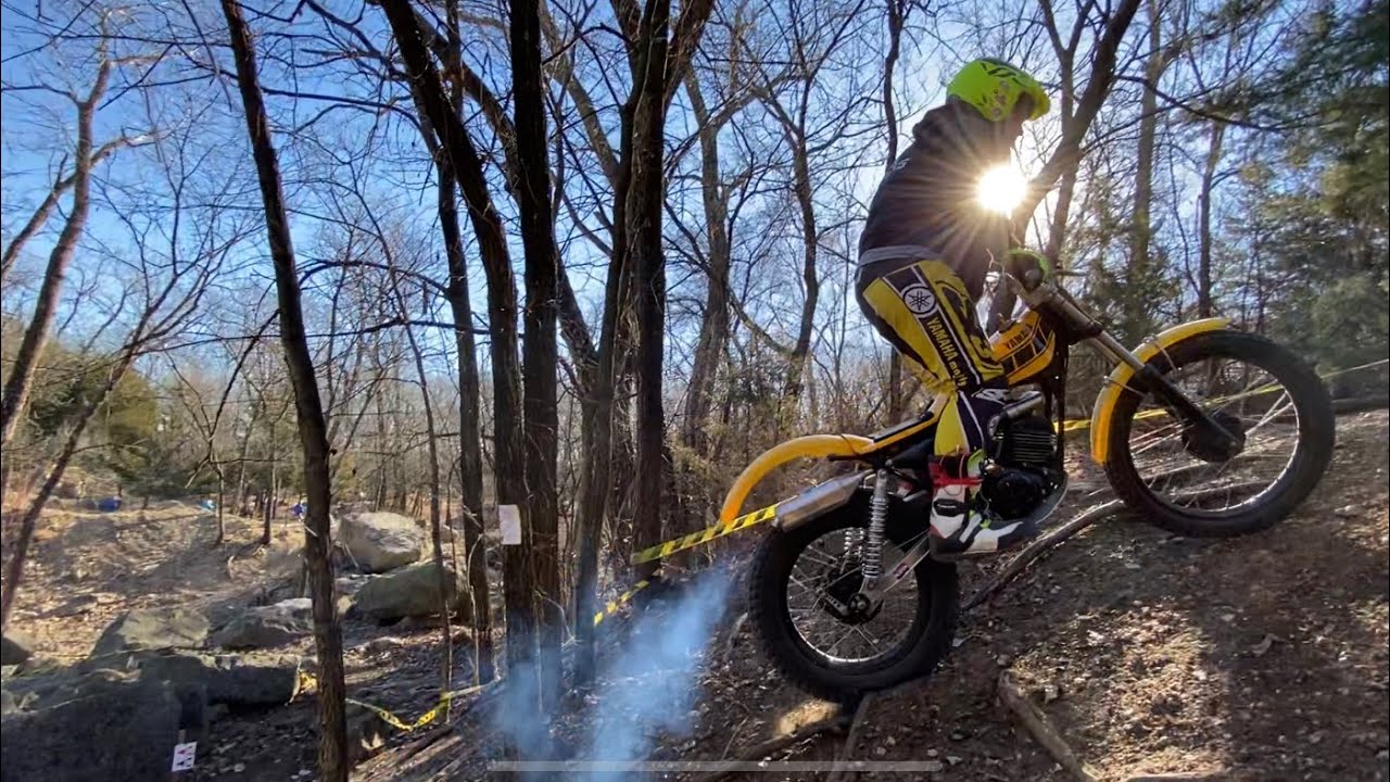 Motorcycle Trials event in Douglas KS