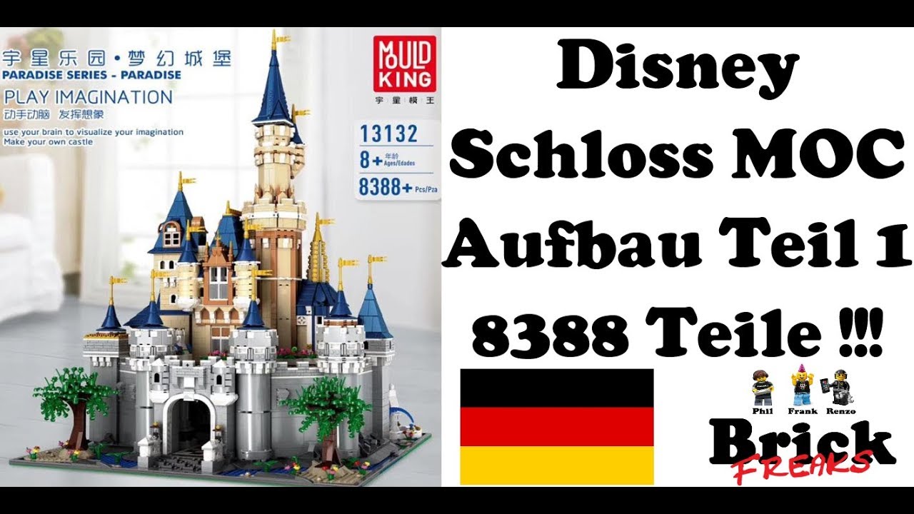 Mould King 13132 - Disney Schloss - Aufbau Teil 1