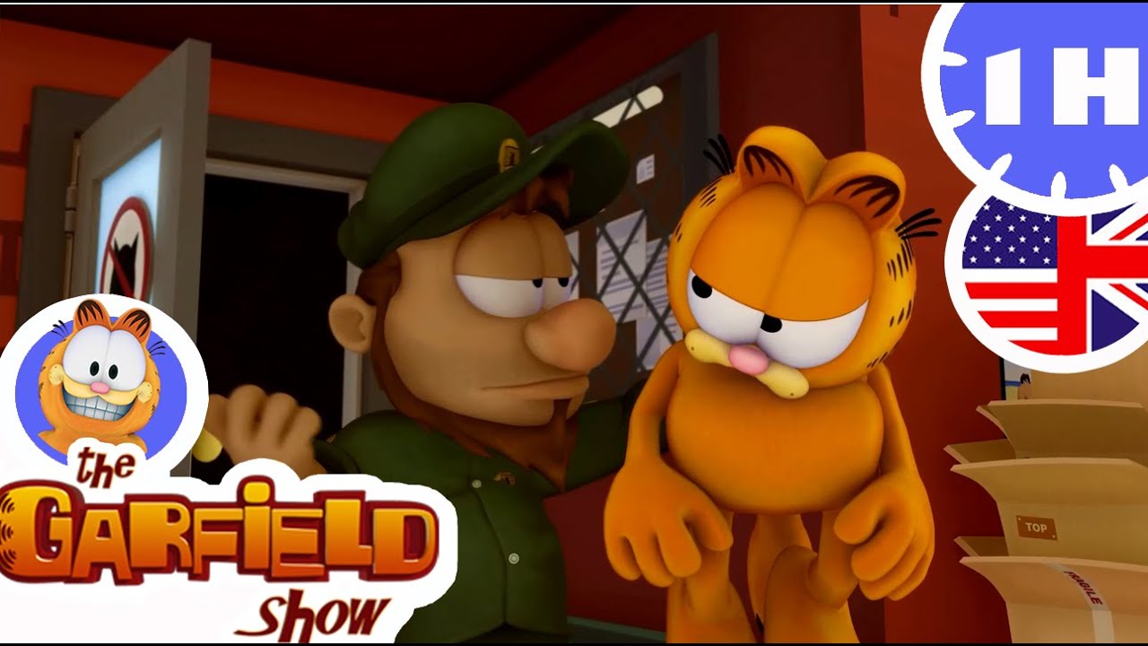 🤠Garfield helps Odie escape!😎 - The Garfield Show