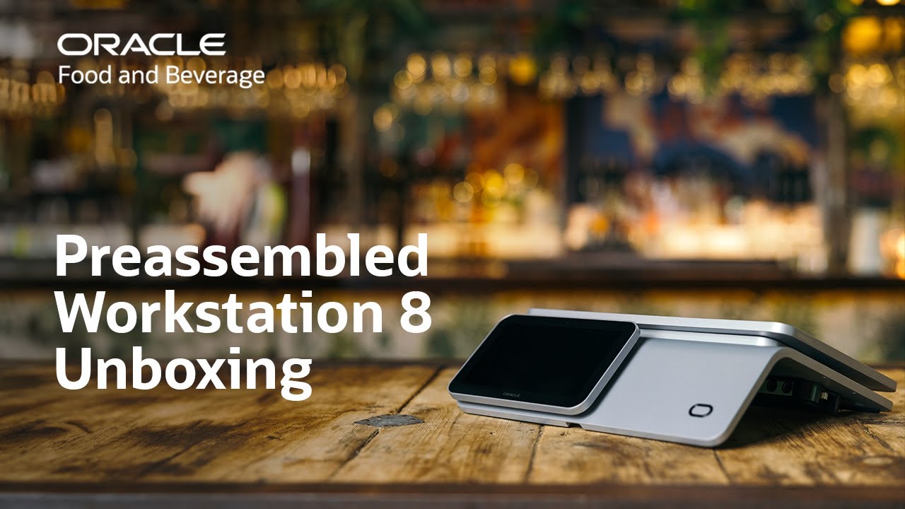 Unboxing the Preassembled Oracle MICROS Workstation 8