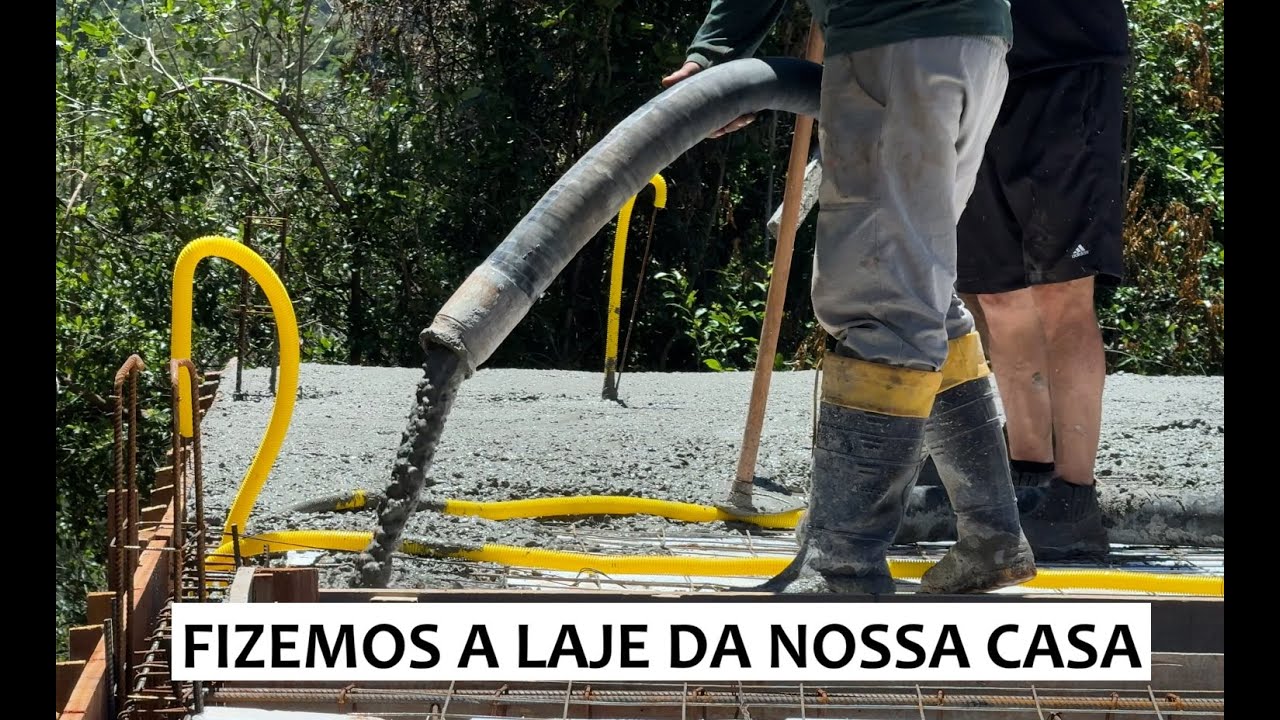TRANSFORMANDO A LAJE DA MINHA CASA - MONTAMOS E CONCRETAMOS A LAJE DE 92M²  FCK30