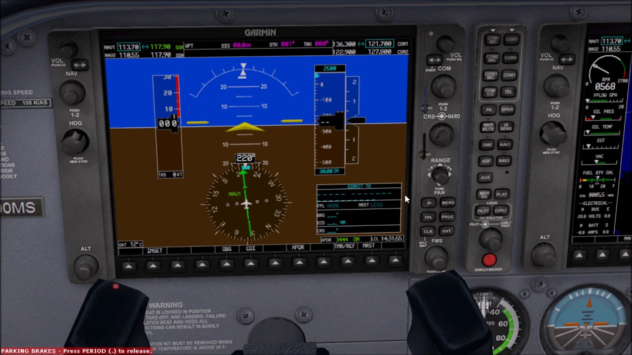 FSX-TUTORIAL GARMIN G1000 GLASS