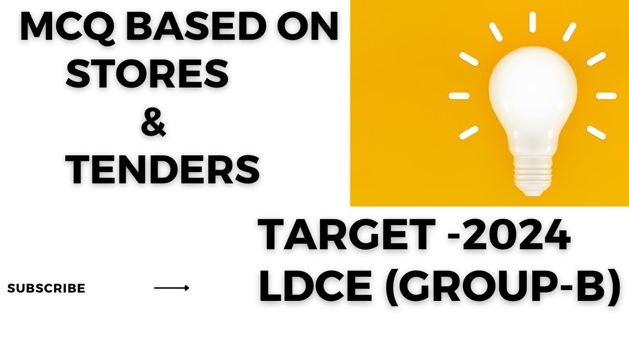 Railway STORES & TENDERS Practice Question for LDCE |RAILWAY Group B(70%)Practice| Staff welfare Ins