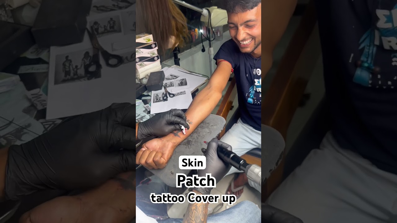 Skin patch tattoo Cover up 