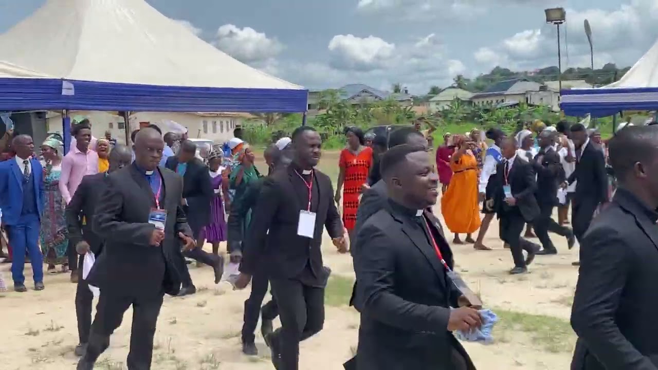 The National Anthem of Christian Divine Church “Ayeyi Ayeyi” being sung at the 65th anniversary 🎊