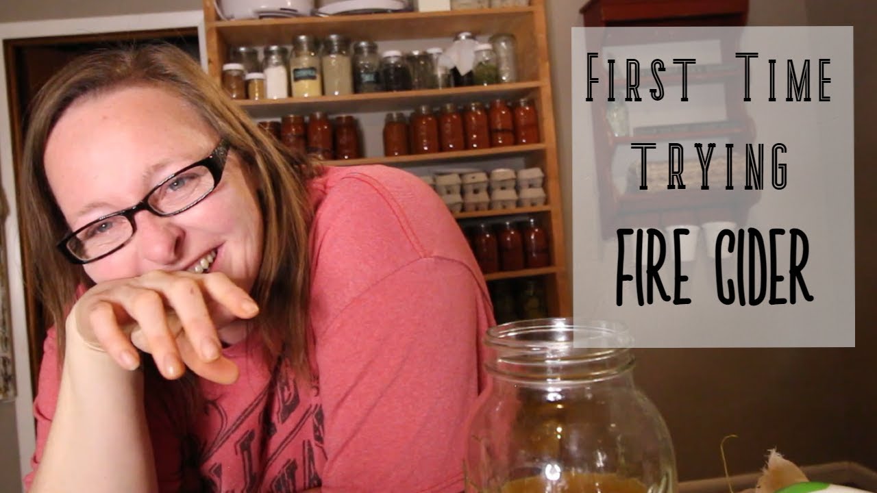 Tasting FIRE CIDER for the FIRST time || I just want you to be HEALTHY!