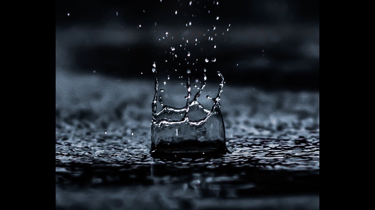The sound of rain on rocks for 2 hours