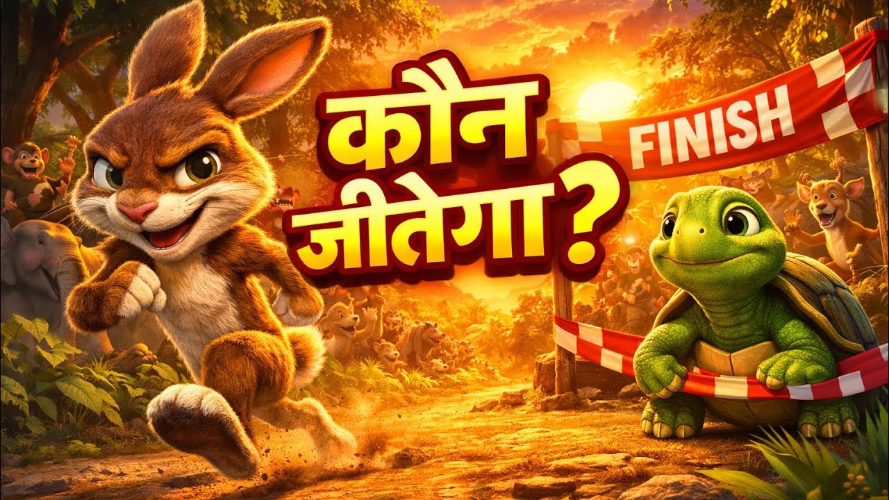 घमंडी खरगोशबनामधैर्यवानकछुआ