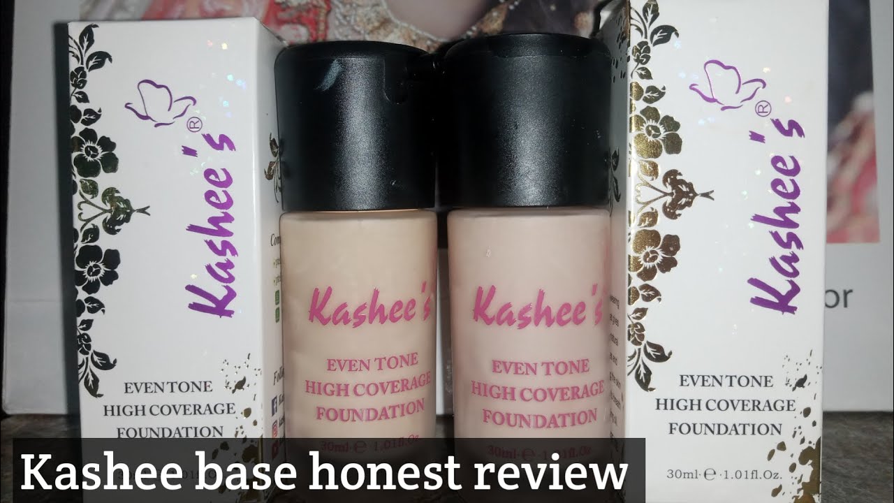 Kashee 's even tone high coverage foundation base honest review||kashee base||water proof base