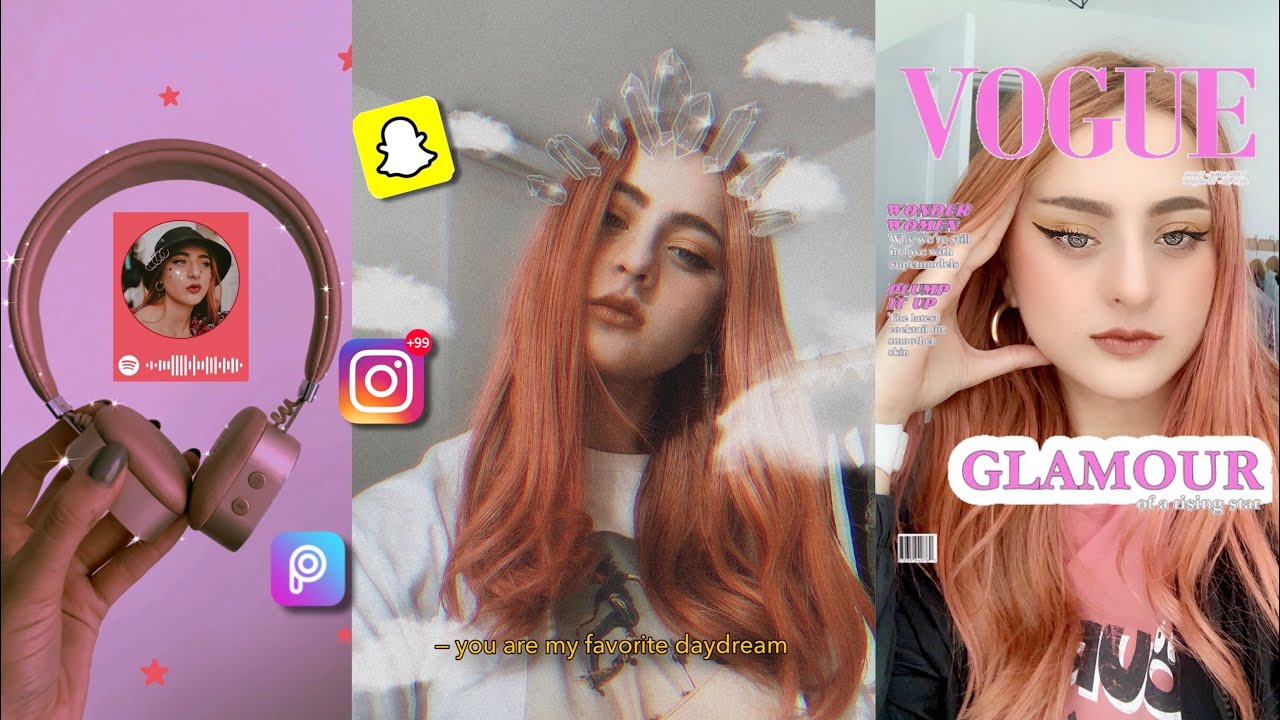 21 IDEAS PARA FOTOS AESTHETIC con Snapchat, Instagram y PicsArt