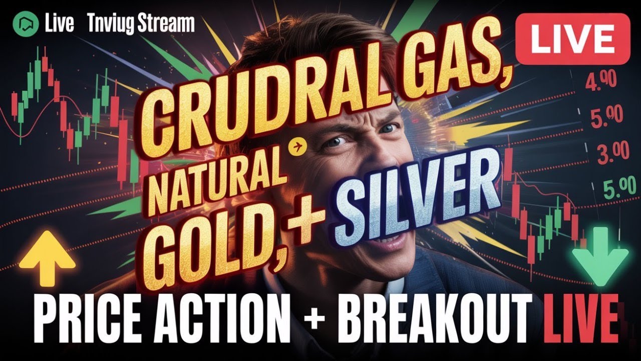 LIVE Commodity Market | Crude Oil, Natural Gas, Gold, Silver | MCX Real-Time Analysis