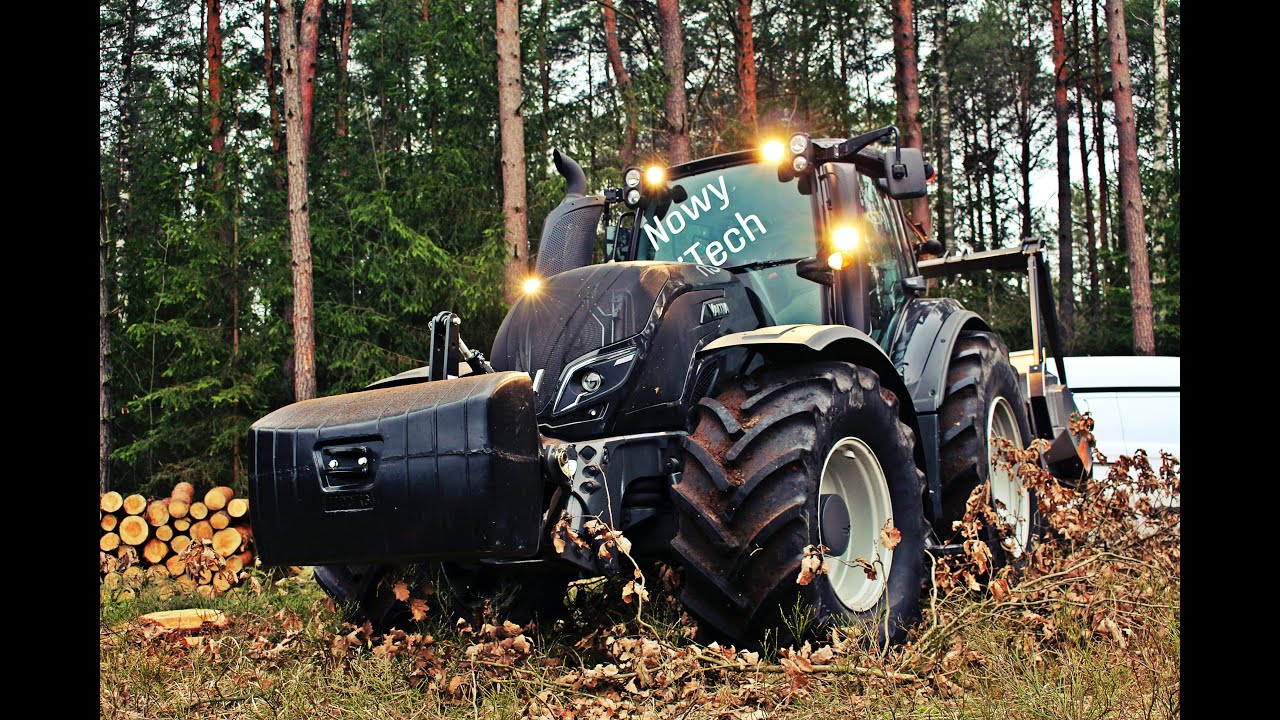 Mulczowanie lasu Valtra T234 & Fae