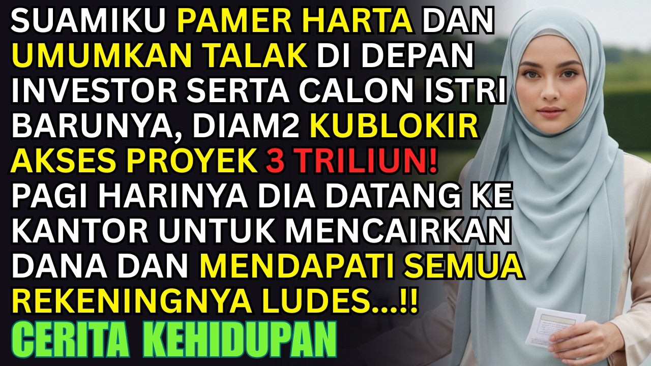 KUBLOKIR AKSES PROYEK 3 TRILIUN! SAAT SUAMI PAMER HARTA PADA CALON ISTRI BARU – WAJAHNYA PUCAT SAAT