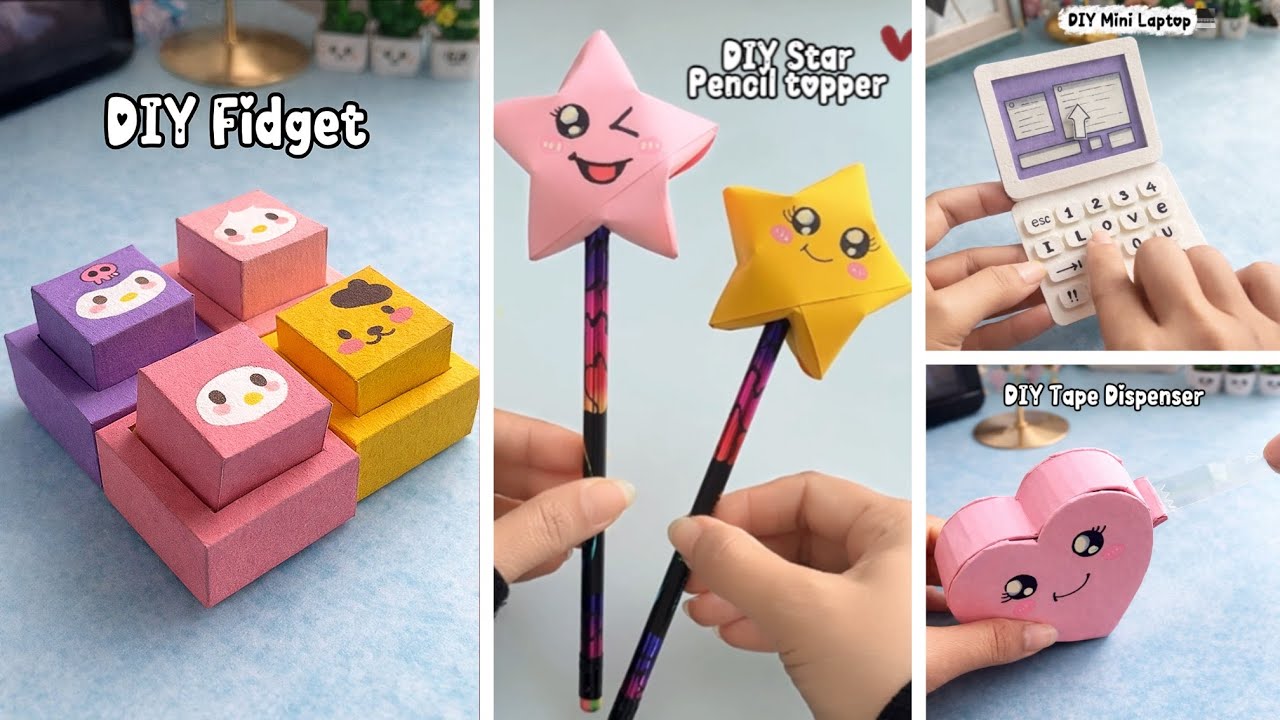 10 Easy craft ideas/ miniature craft /Paper craft/ how to make /DIY/school project/Mukta Art & Craft