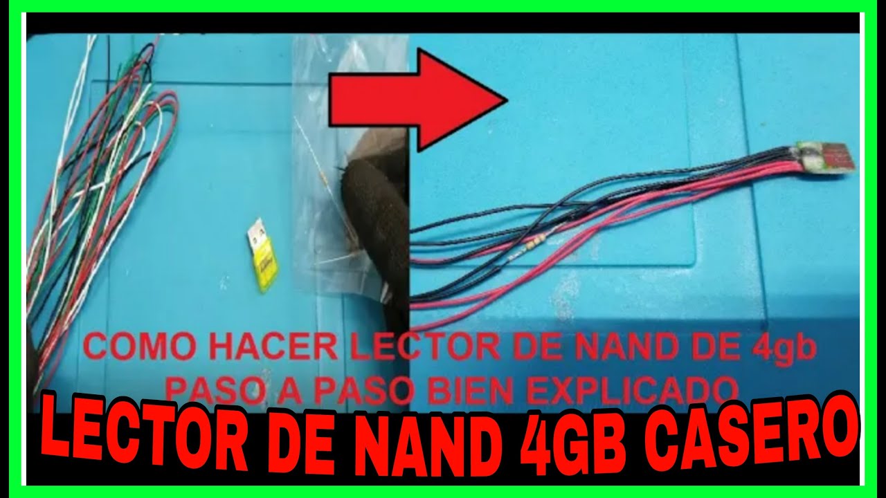 COMO HACER UN LECTOR DE NAND DE 4gb PARA XBOX 360  PASO A PASO   BIEN EXPLICADO FÁCIL Y RÁPIDO