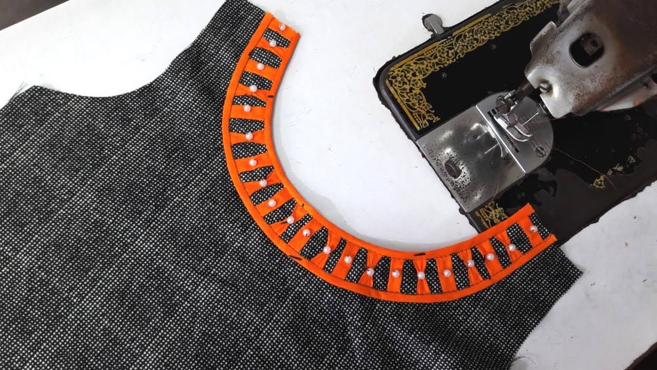 Beautiful boat neck designs / Latest /latest neck designs /new suit   dress Kurti design