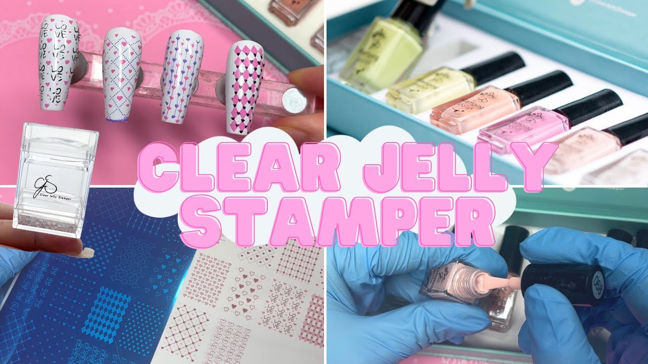 CLEAR JELLY STAMPER HAUL| IS IT WORTH IT?| NAIL STAMPING| STAMPING FOR BEGGINERS| PASTEL POLISH