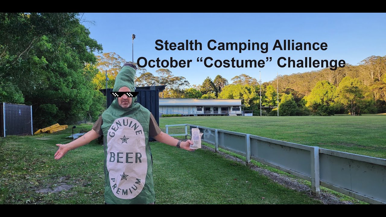 University Rugby Field Stealth Camp