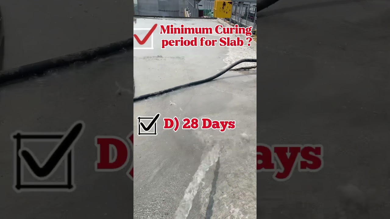 Minimum Curing Time #construction #civilxpress #civilengineering #heavycivil #building #curing