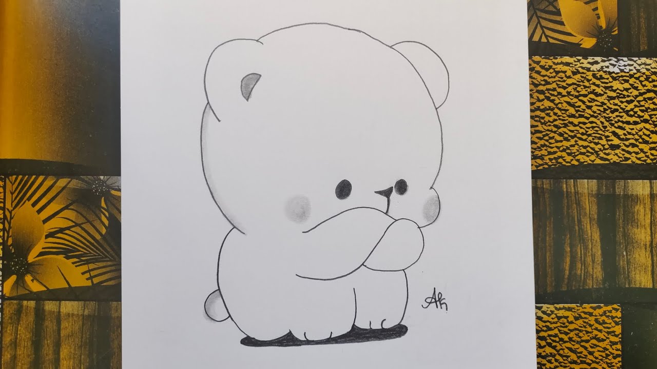 How to draw a Cute Teddy 🧸| Easy Teddy drawing | Step by Step Teddy drawing| Tiny Tale #10 