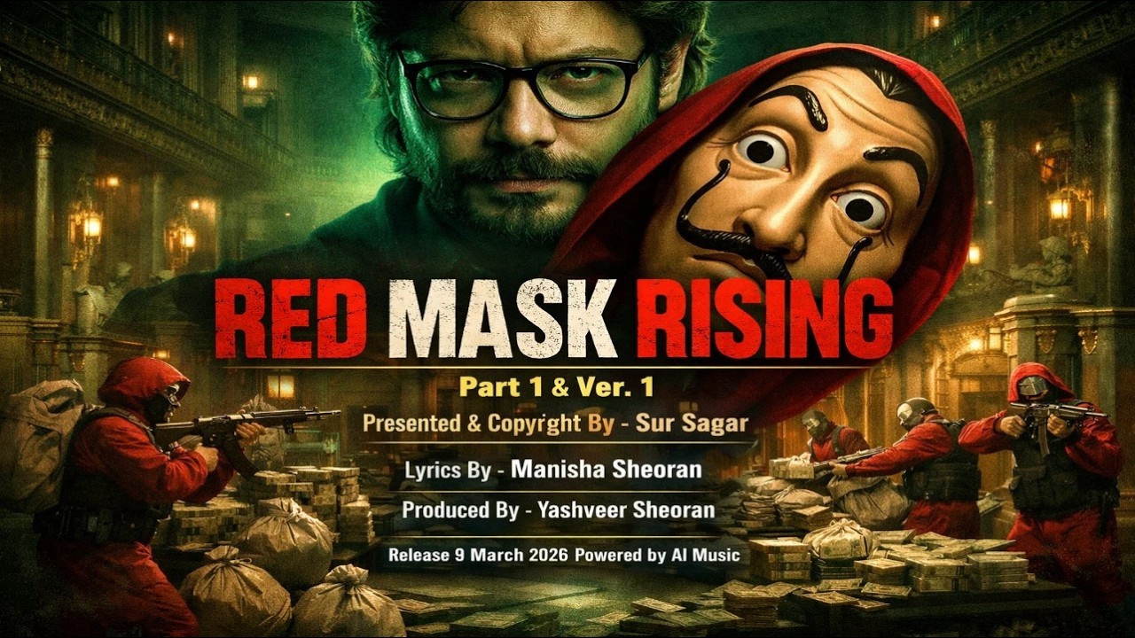 Red Mask Rising | Song Inspired By Money Heist | Part 1 | Lyrics By Manisha Sheoran
