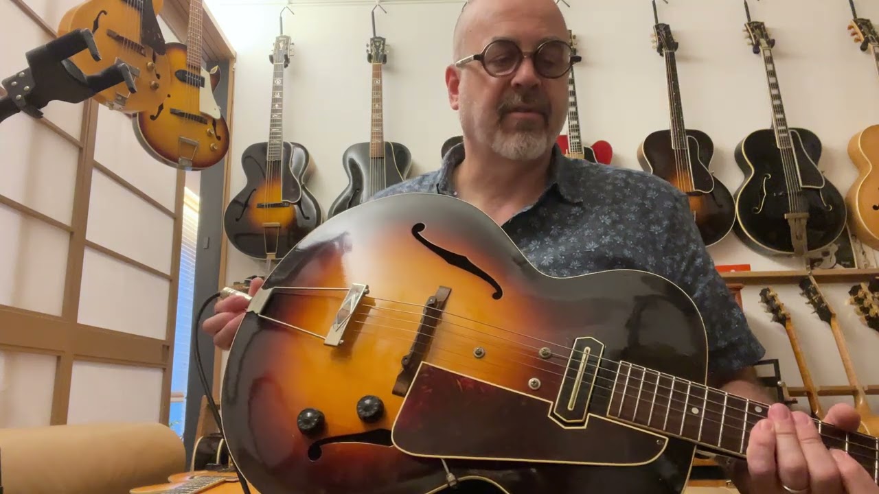 Last Ibanez Charlie Christian vs Gibson vi rage ES-150. Both with rosewood bridges this time!!