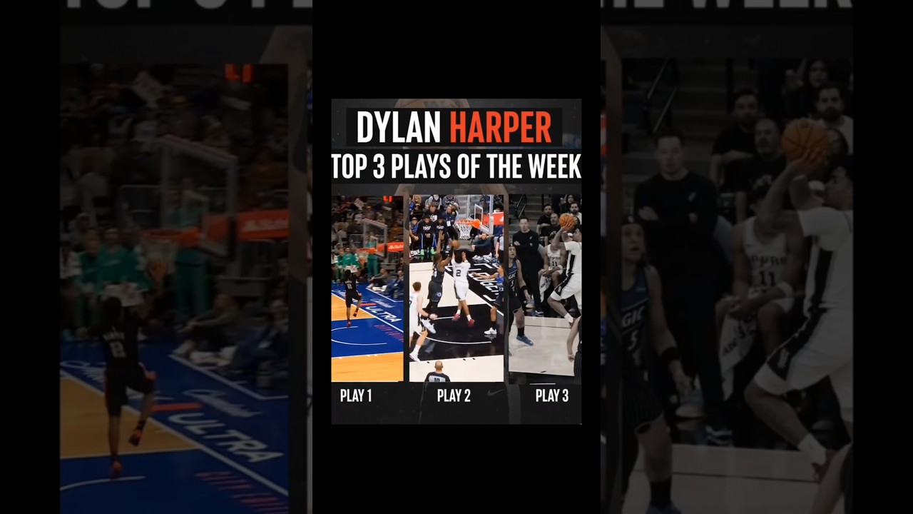 Dylan Harper Top 3 Plays of the week. 🔥🇵🇭🏀 #nba #nbahighlights #spurs #basketball #gilaspilipinas