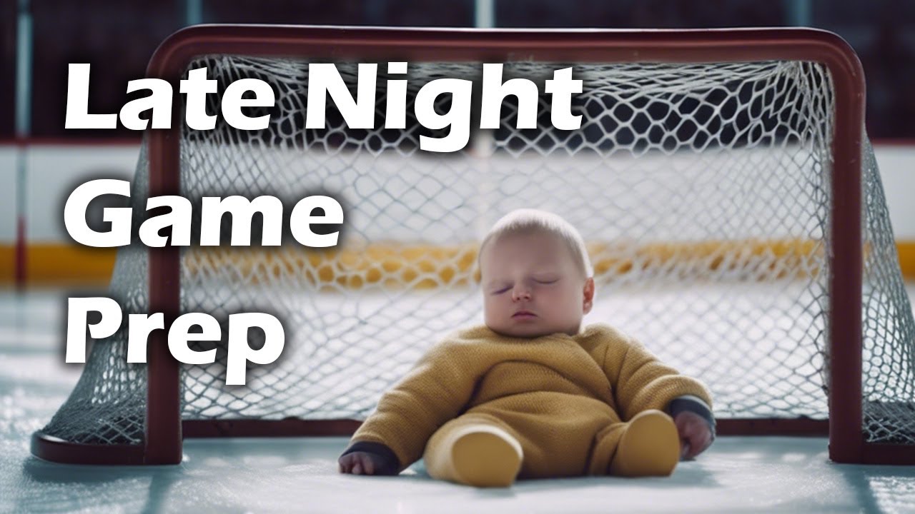 GAME PREP | Over 40 Goalie - How to get ready for a late night skate