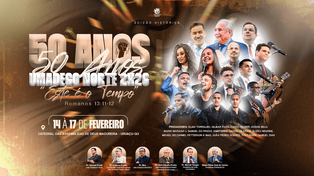 TRANSMISSÃO AO VIVO | SEGUNDO DIA – NOITE