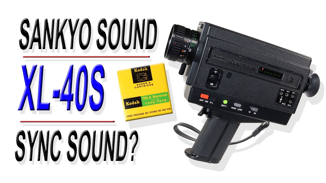 Sankyo Sound XL-40S  Super 8 Camera Breakdown | Vintage Kodak Tri-X 7278 | Sync Sound | Filmboy24