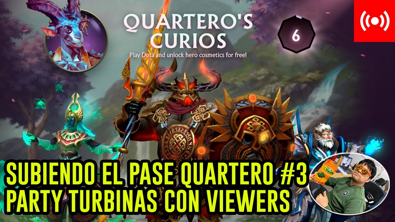 SUBIENDO EL PASE QUARTERO #3 PARTY TURBINAS CON VIEWERS 18/03/2026