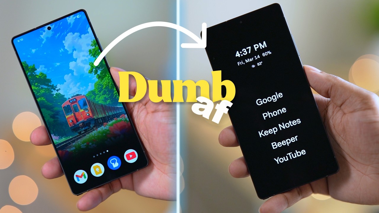 Превратите свой Android в минималистичный глупый телефон