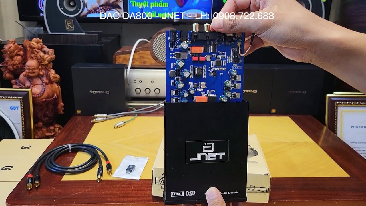 Nghe nhạc mạng HAY trên Tivi, Điện thoại, Máy Tính với DAC DA800-JNET