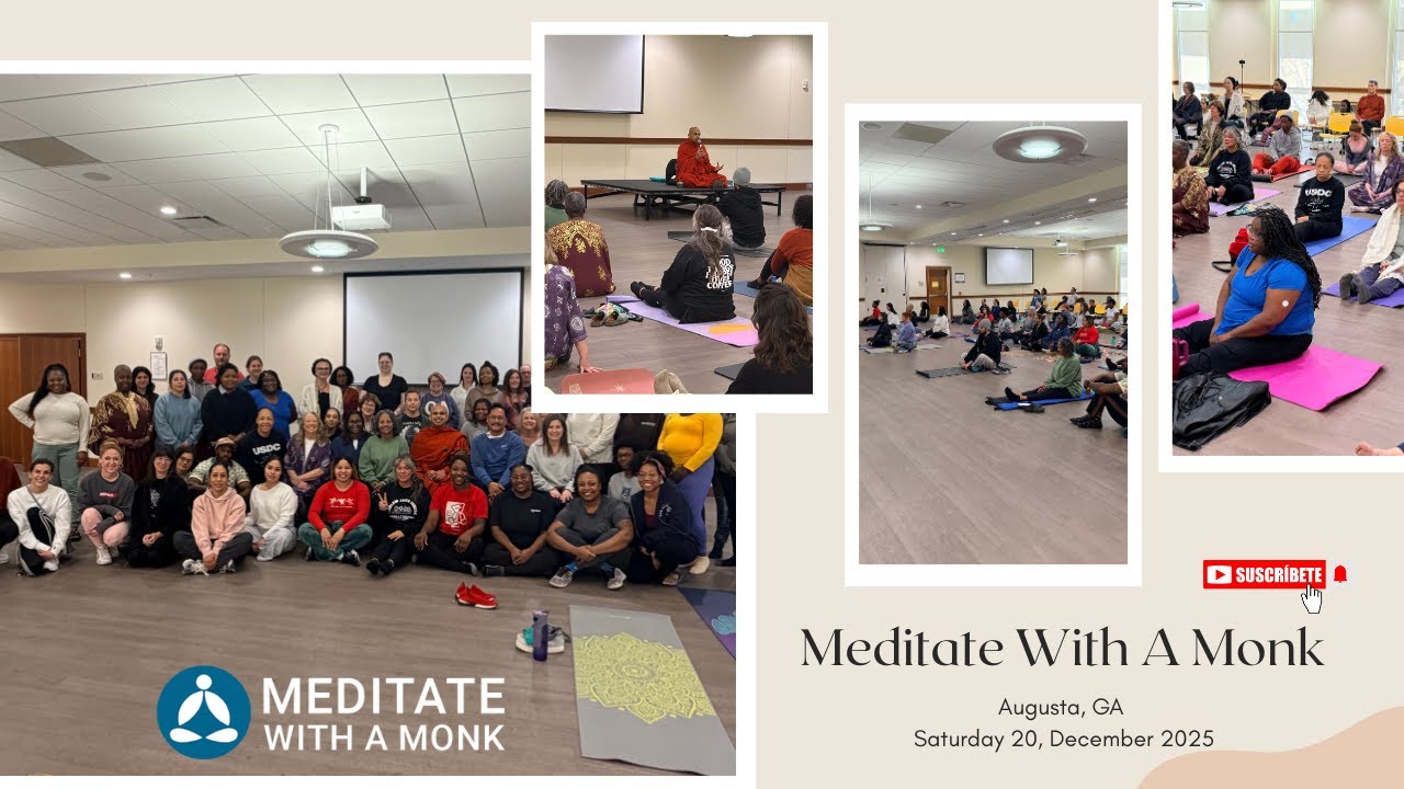 Don't Let Harsh Words Ruin Your Happiness - Meditate With A Monk in Augusta, GA