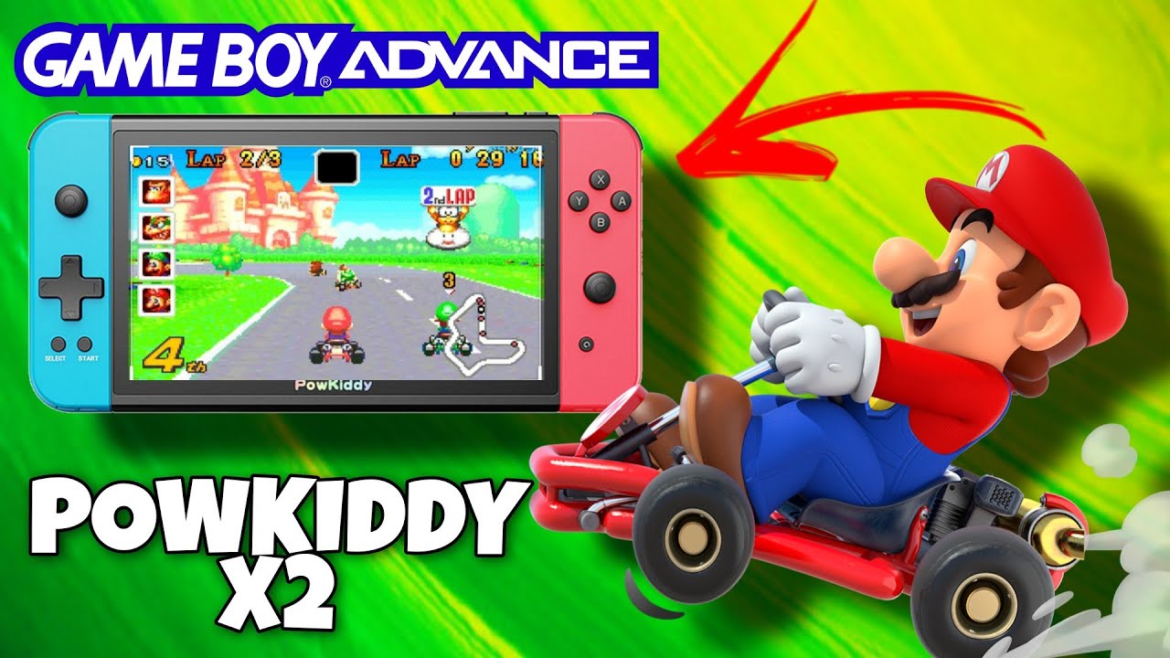 POWKIDDY X2 TESTANDO JOGOS DE GAME BOY ADVANCE