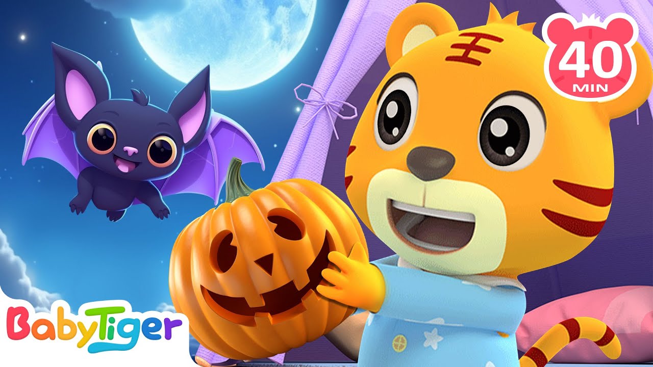 Happy Halloween🎈🛏Pre-Bedtime Party + More Animal Songs & Nursery Rhymes | Baby Songs - BabyTiger