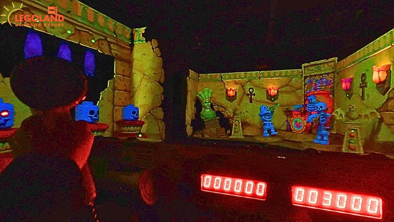 Laser Raiders on ride POV LEGOLAND Windsor