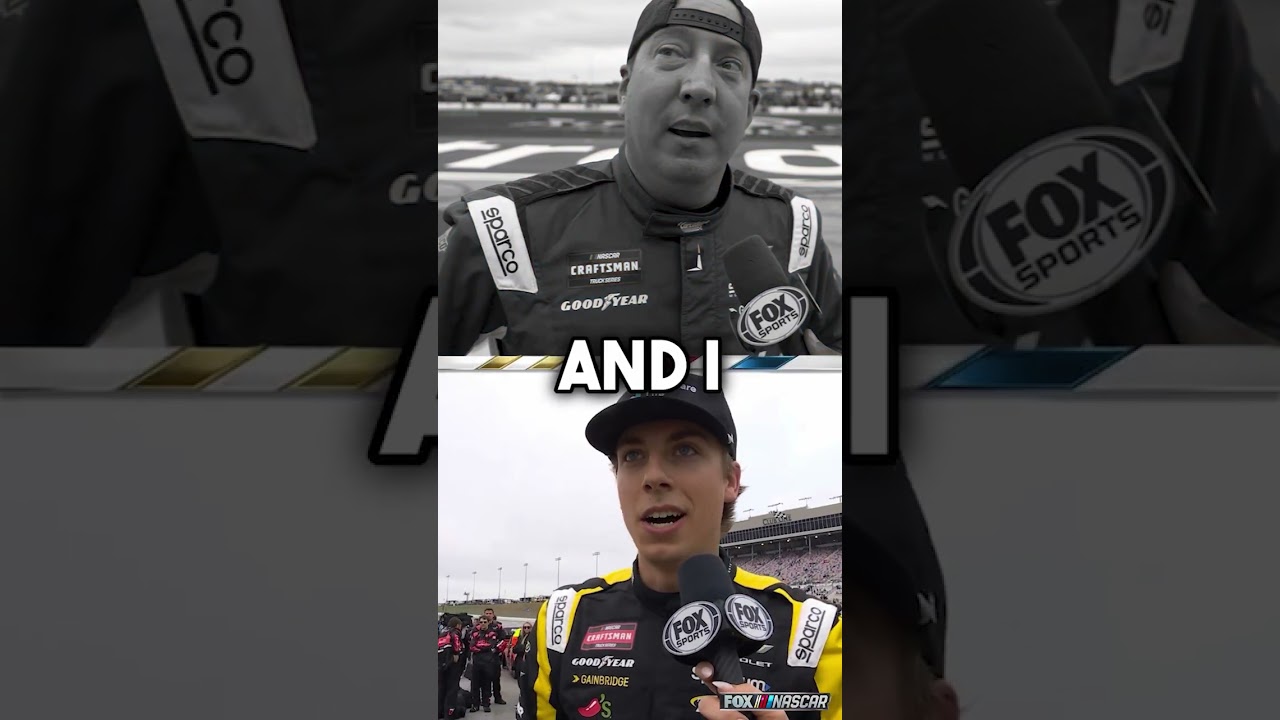 Everybody needs a good wingman 🫡 #NASCAR #hocevar #kylebusch