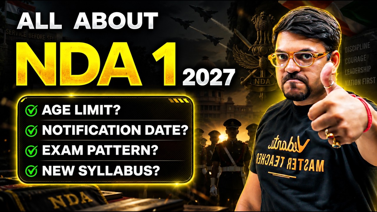 All About NDA 1 2027🔥Eligibility, Syllabus, Exam Pattern & Selection Process | Harsh Sir
