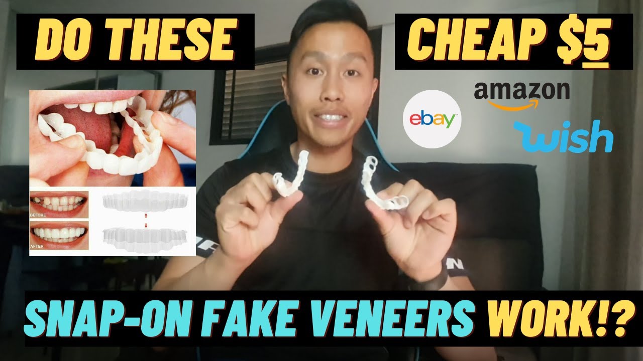 Trying these $5 FAKE VENEERS 😬 My Review 😬