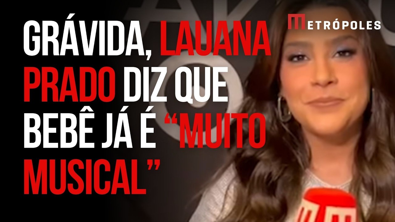Lauana Prado comenta gravidez e expectativa para o Bloco Carnalau, em São Paulo